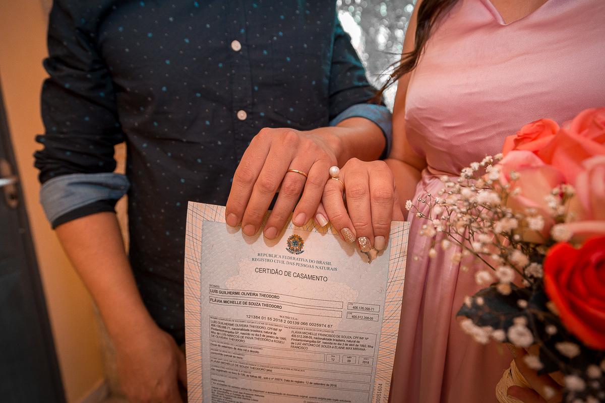 casamento civil no cartório de Pindamonhangaba