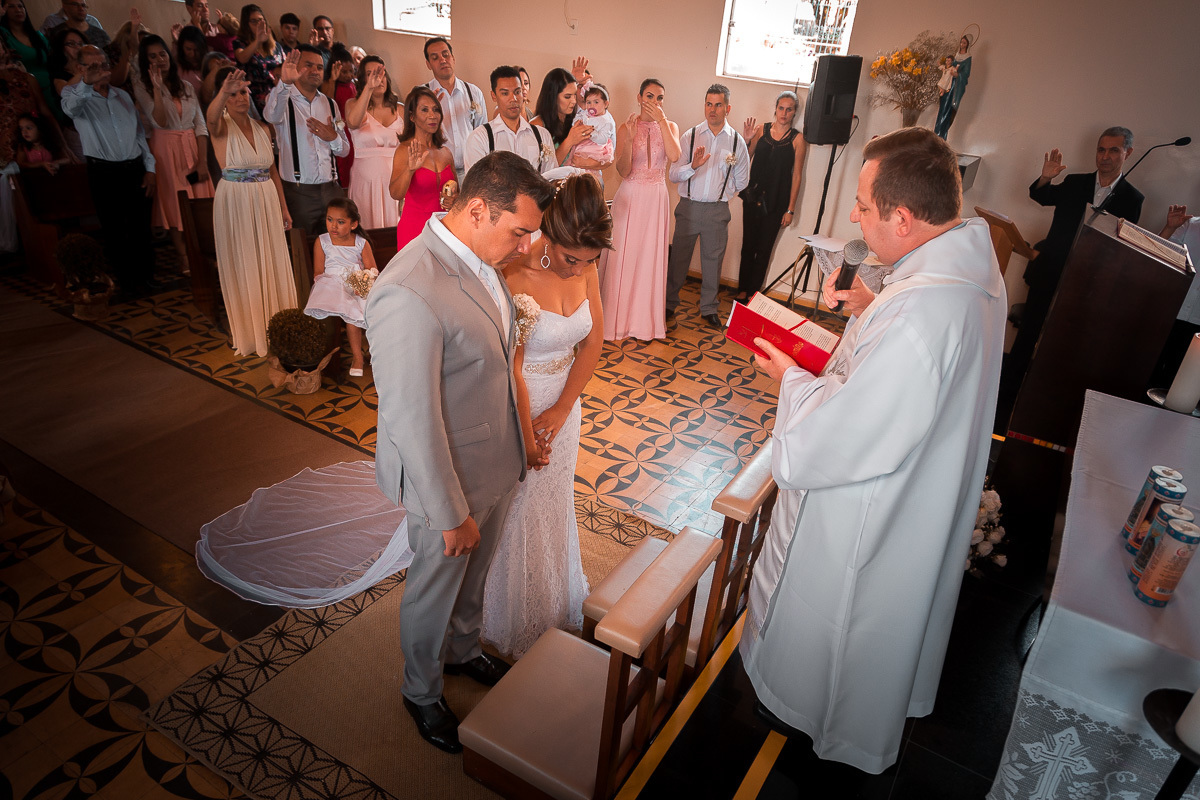 Cerimonia de casamento Igreja Santa Cruz Taubaté