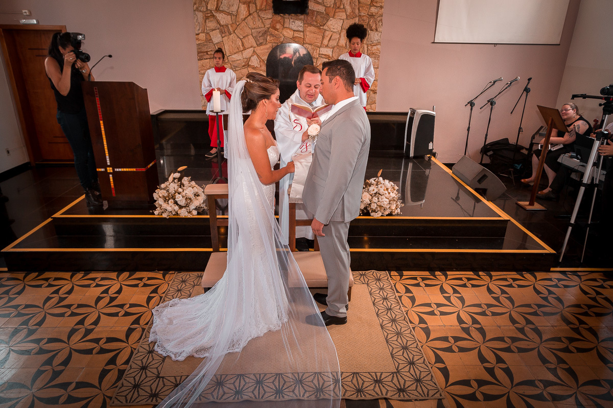 Cerimonia de casamento Igreja Santa Cruz Taubaté