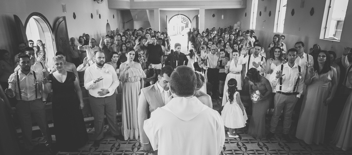 Cerimonia de casamento Igreja Santa Cruz Taubaté
