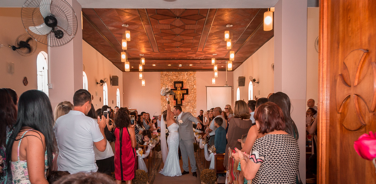 Cerimonia de casamento Igreja Santa Cruz Taubaté