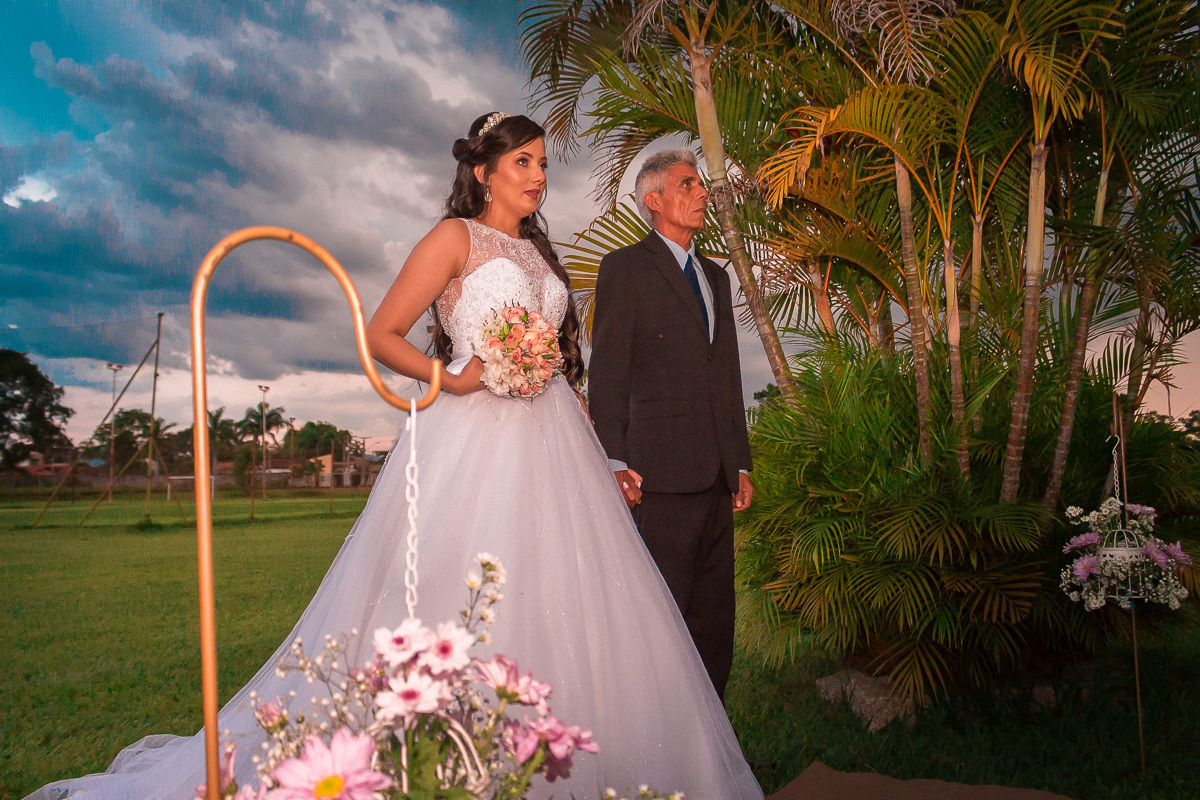 Cerimonia de Casamento no por do sol em Pindamonhangaba