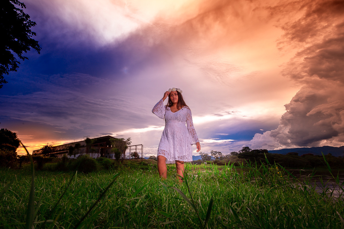 ensaio de 15 anos na cidade de pinda, ensaio no bosque da princesa