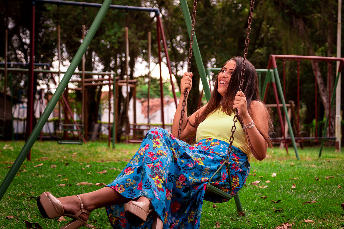 ensaio de 15 anos na cidade de pinda, ensaio no bosque da princesa