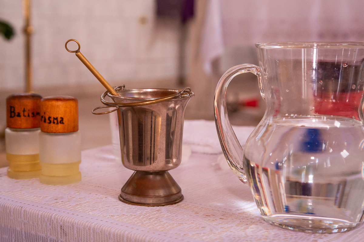 cerimonia de batizado em pinda