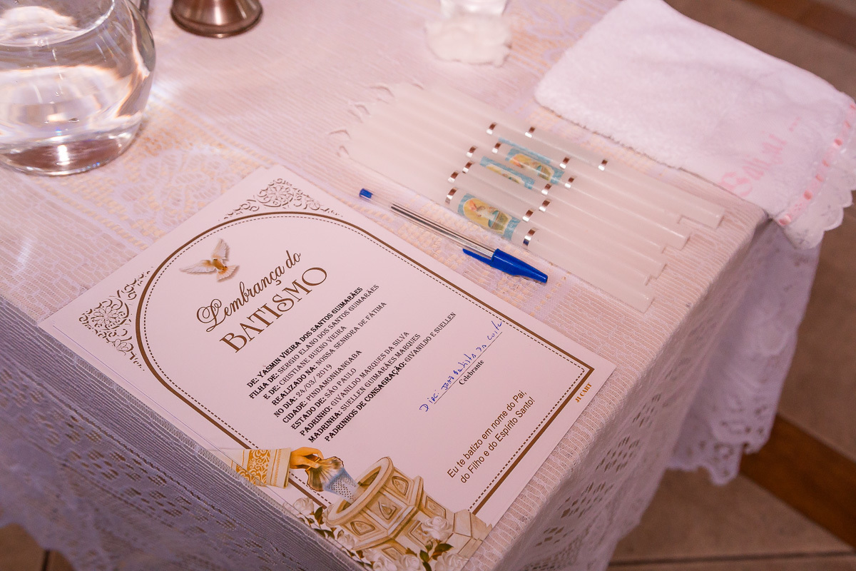 cerimonia de batizado em pinda