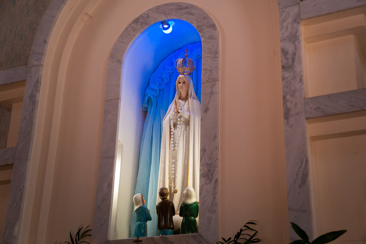 cerimonia de batismo na cidade de Pindamonhangaba