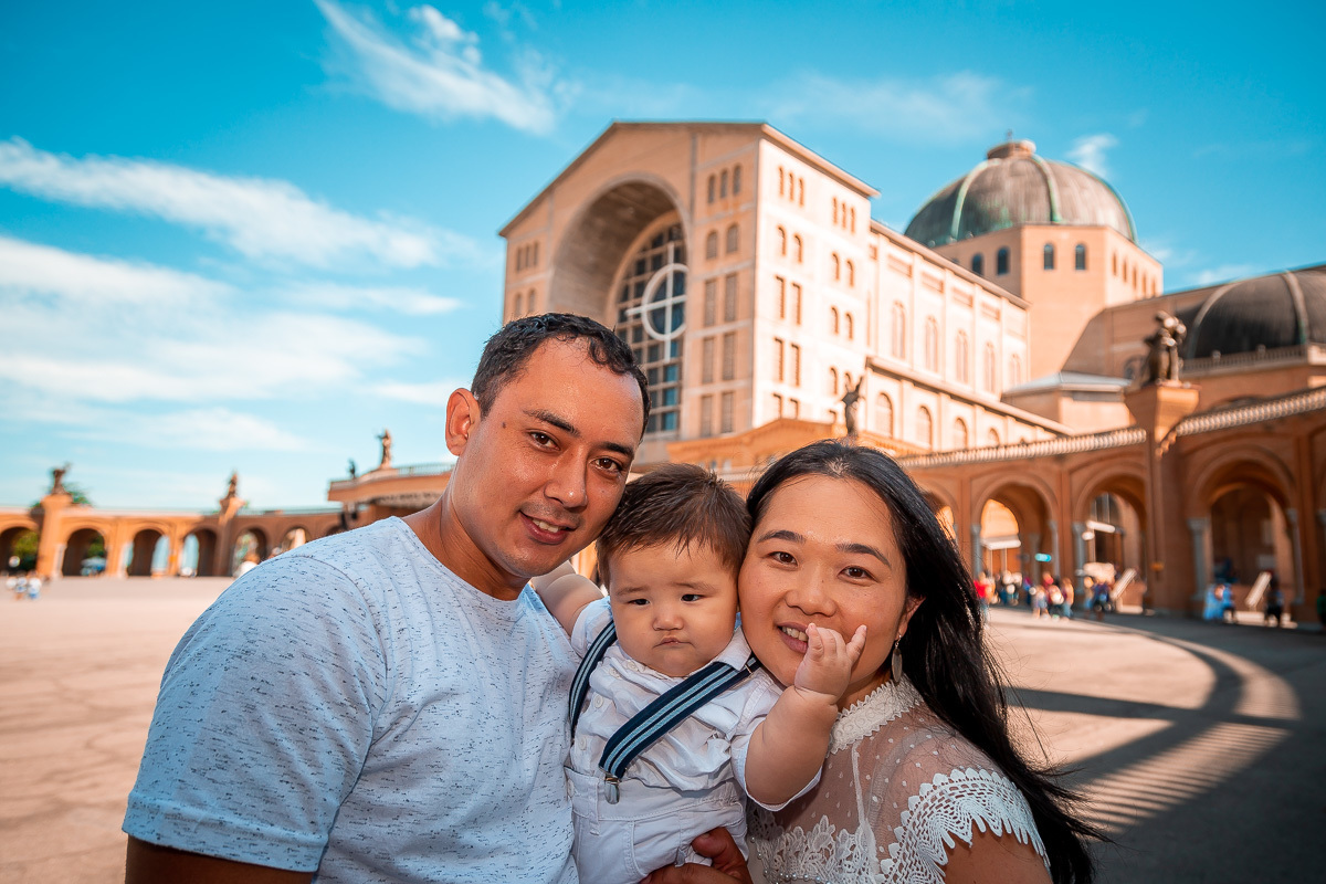 fotografo de batizado na basílica de nossa senhora de aparecida