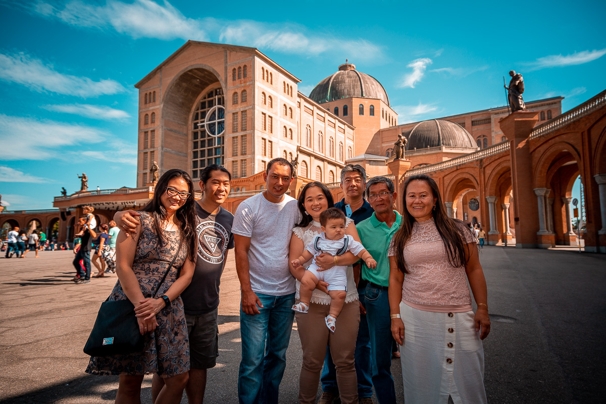 fotografo de batizado na basílica de nossa senhora de aparecida