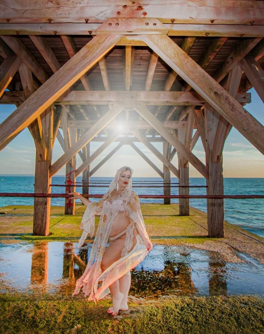 Cais  palafitico em Le Havre
França 