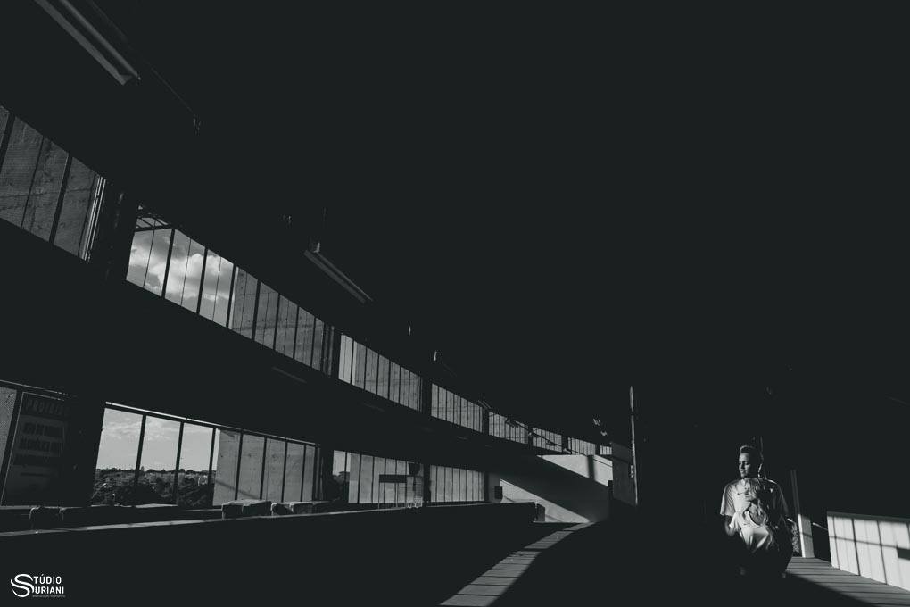 fotografia criativa em estadio de futebol