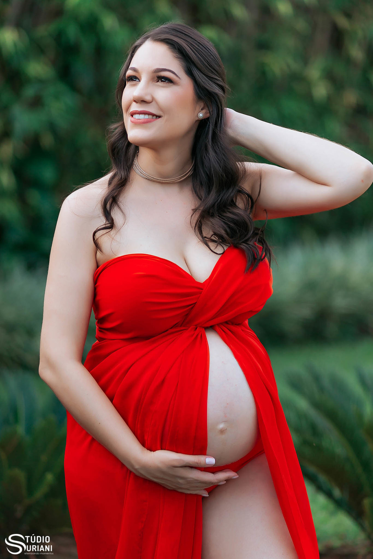 tipo de de cabelos a serem utilizados em fotos de gestação0