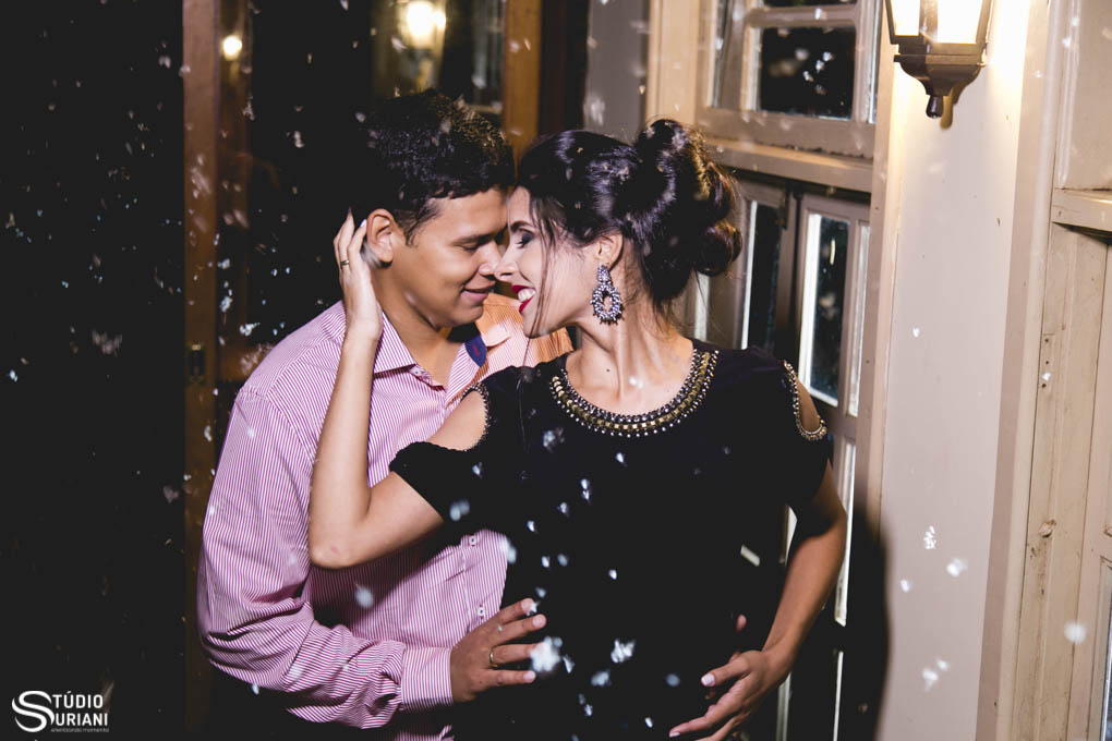 neve no ensaio fotografico