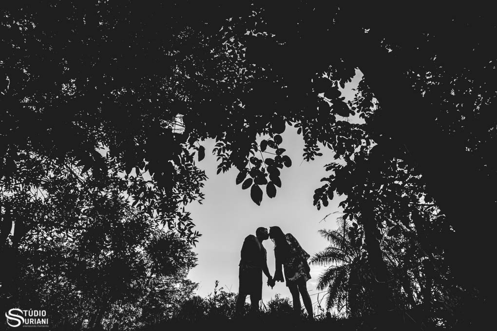 silhueta parecendo coração