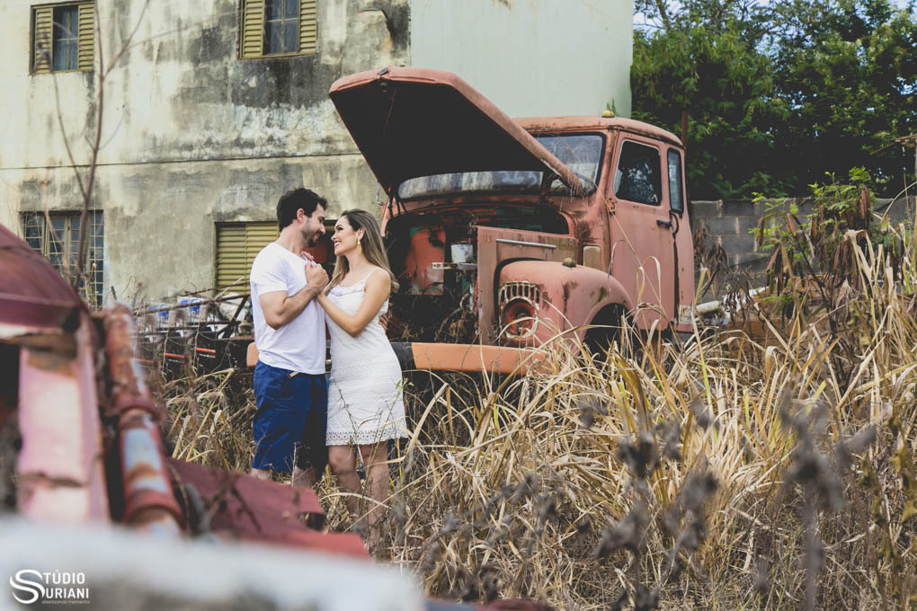 Scania L111 abandonado no ensaio fotografico de casamento