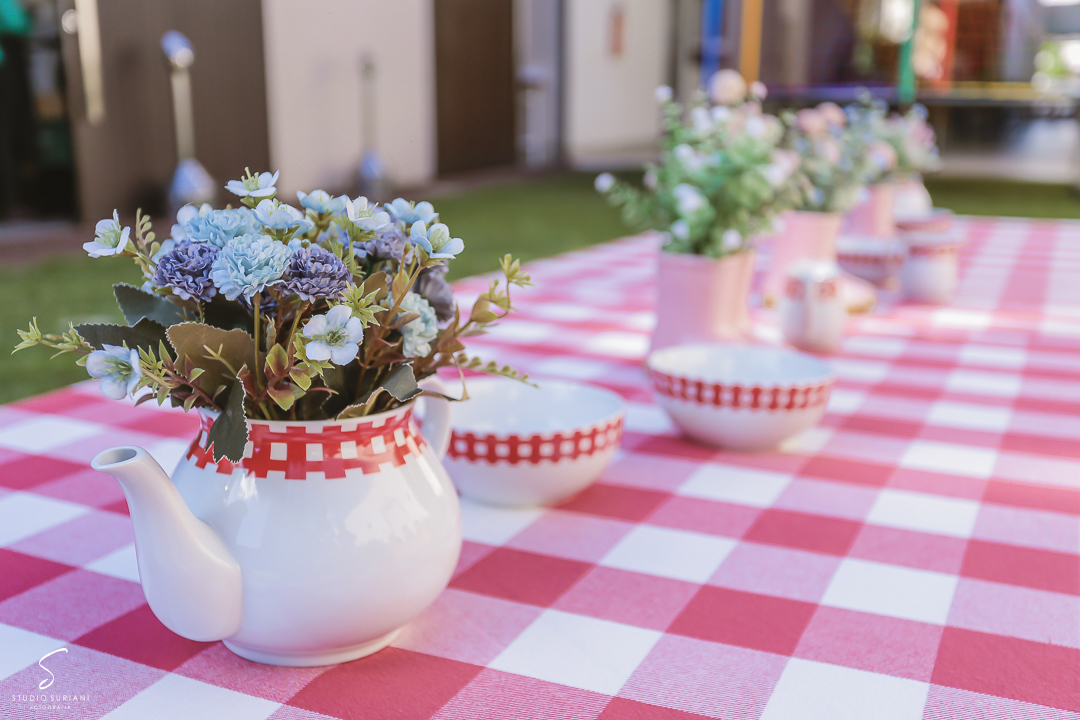 Decoração para ambiente externo em festa infantil em Uberlândia 