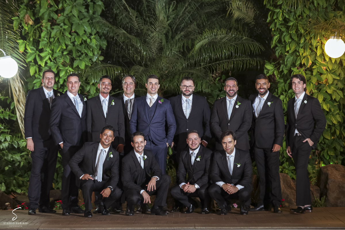 Fotos com todos os padrinhos 