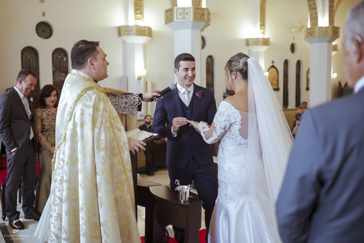 Troca das alianças do noivado 