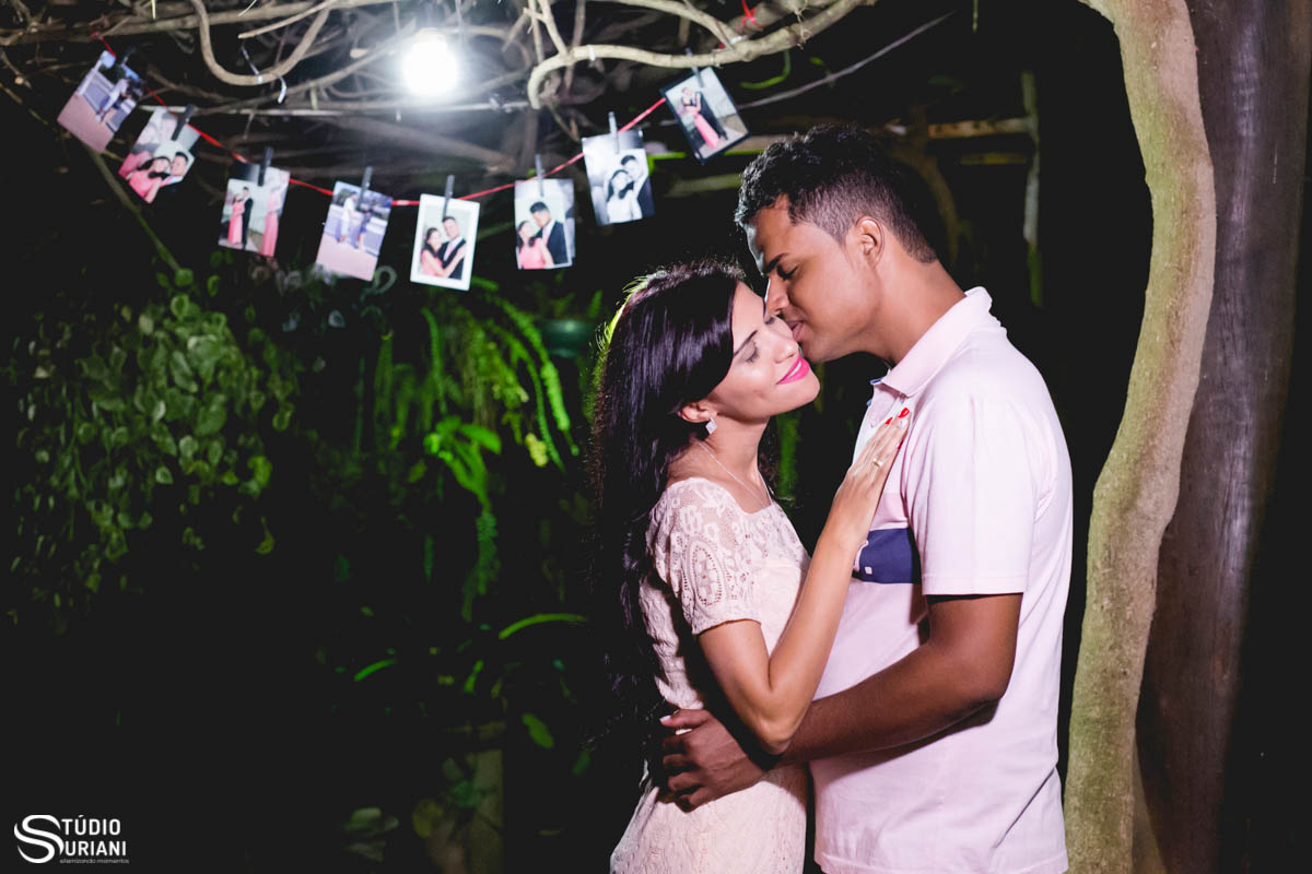 fotos contando a história do casal