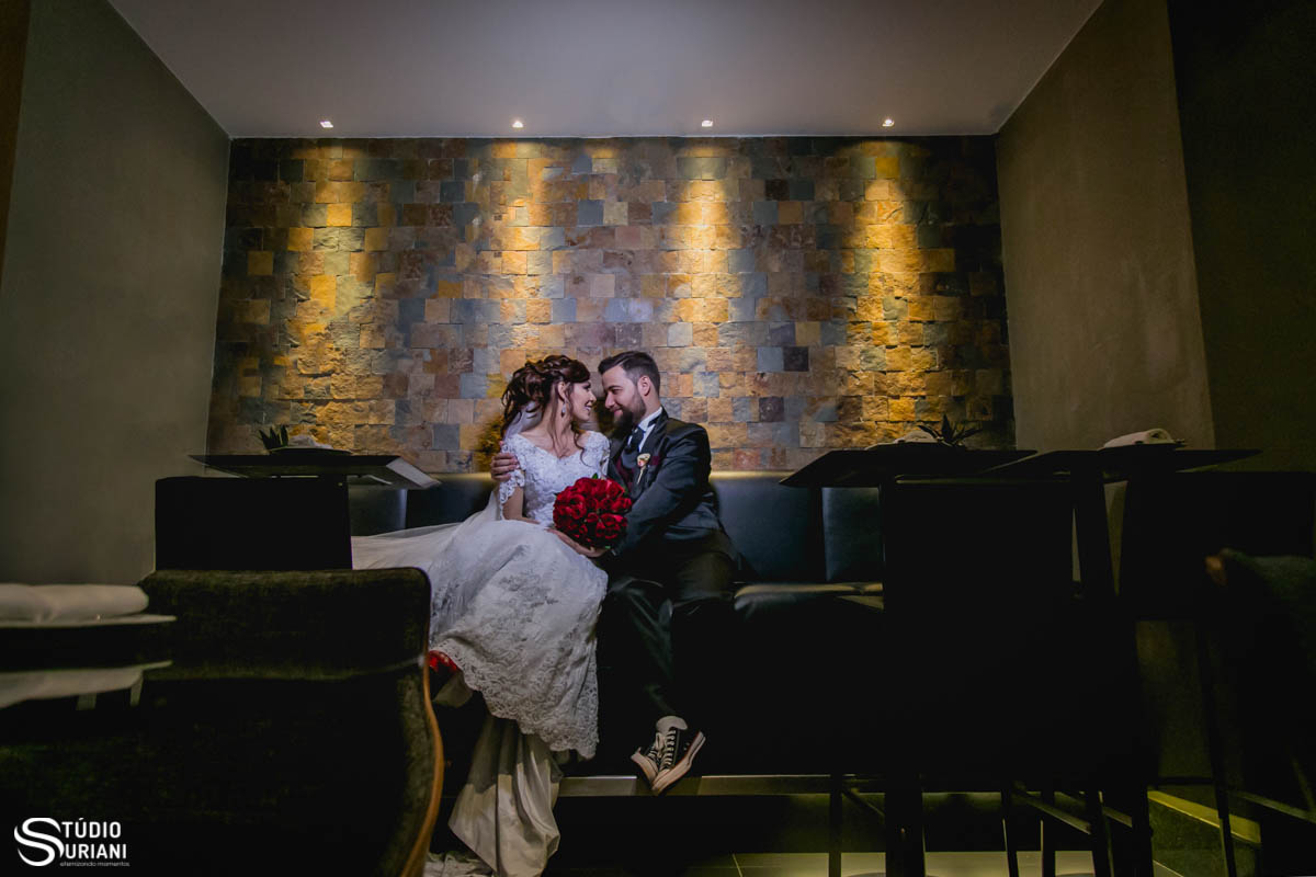 ensaio fotográfico pós casamento em restaurante