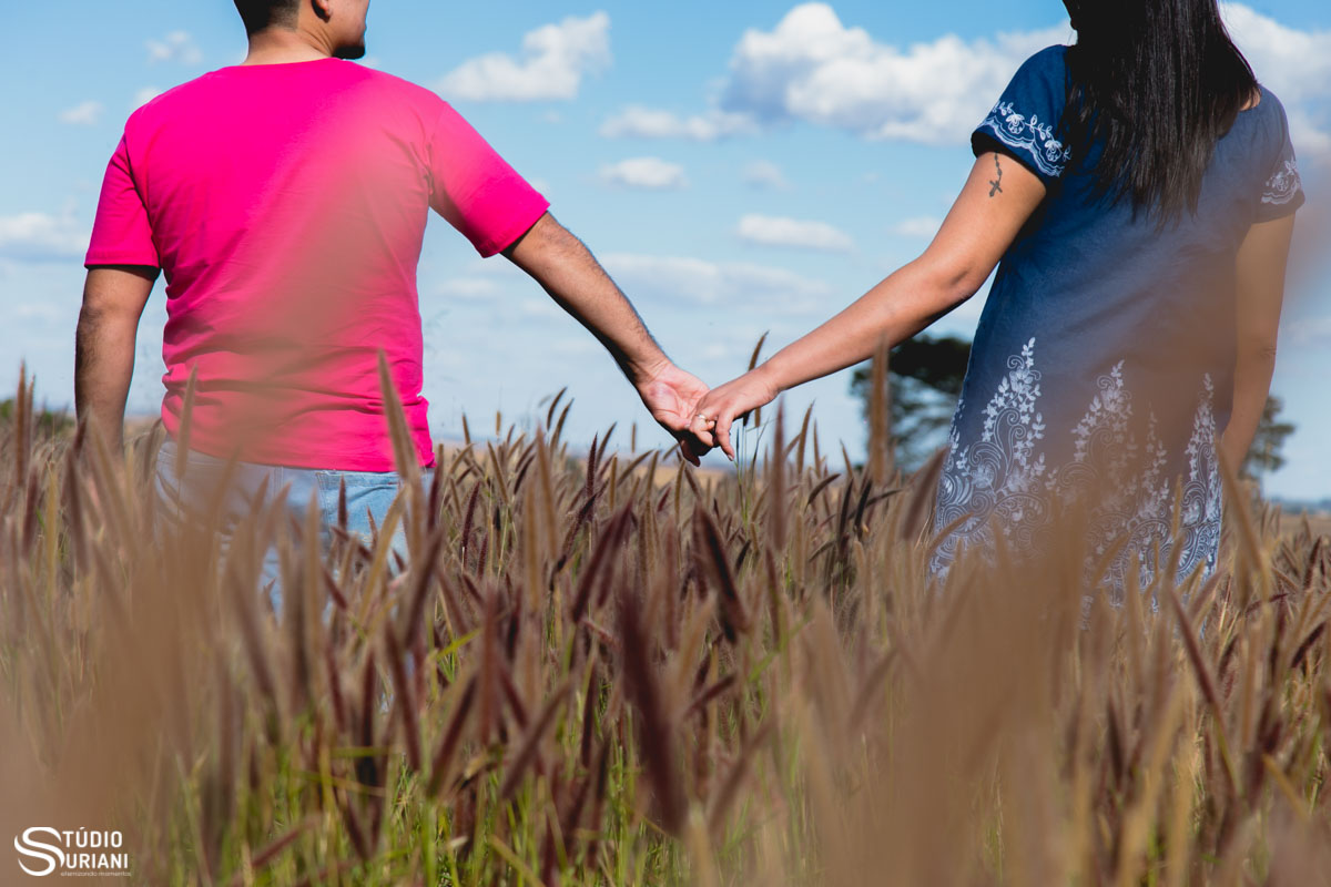 de mães dadas no campo de trigo