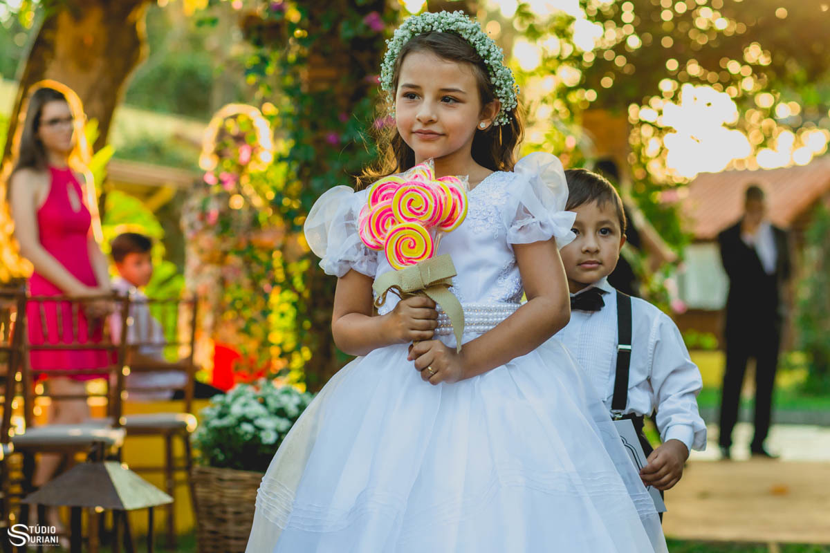 Entrada de dama com pirulito 