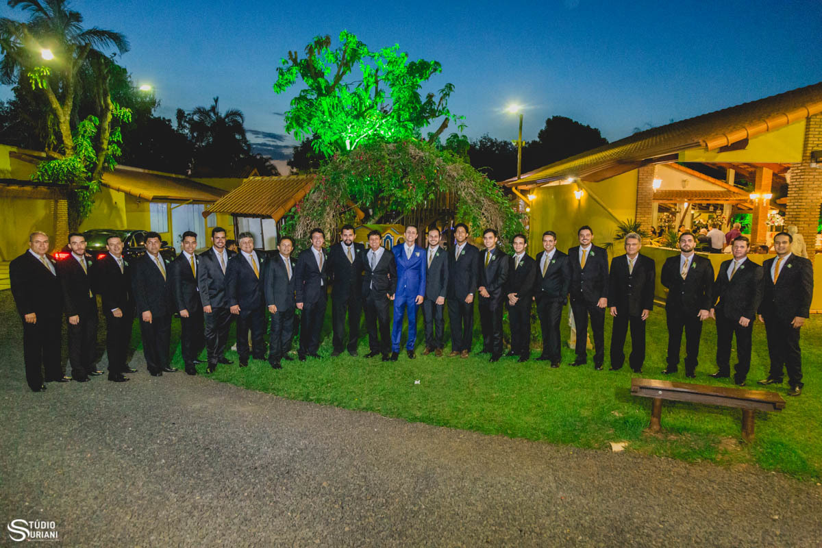 Fotos com todos os padrinhos 