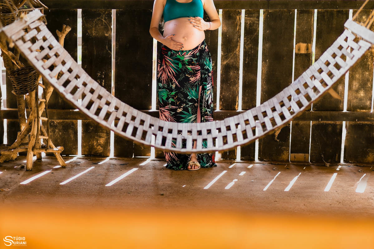 Foto criativa gestante Bianca 
