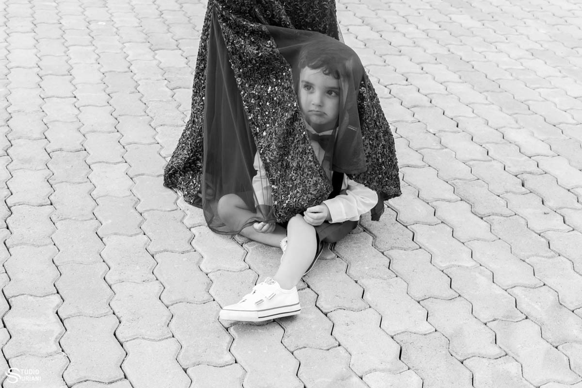 sobrinho do noivo Fepo sendo criança 