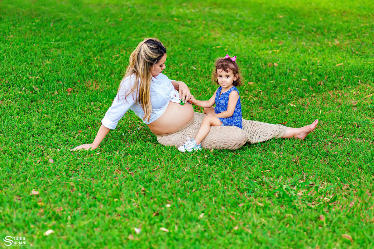 Ensaio de mãe e filha 