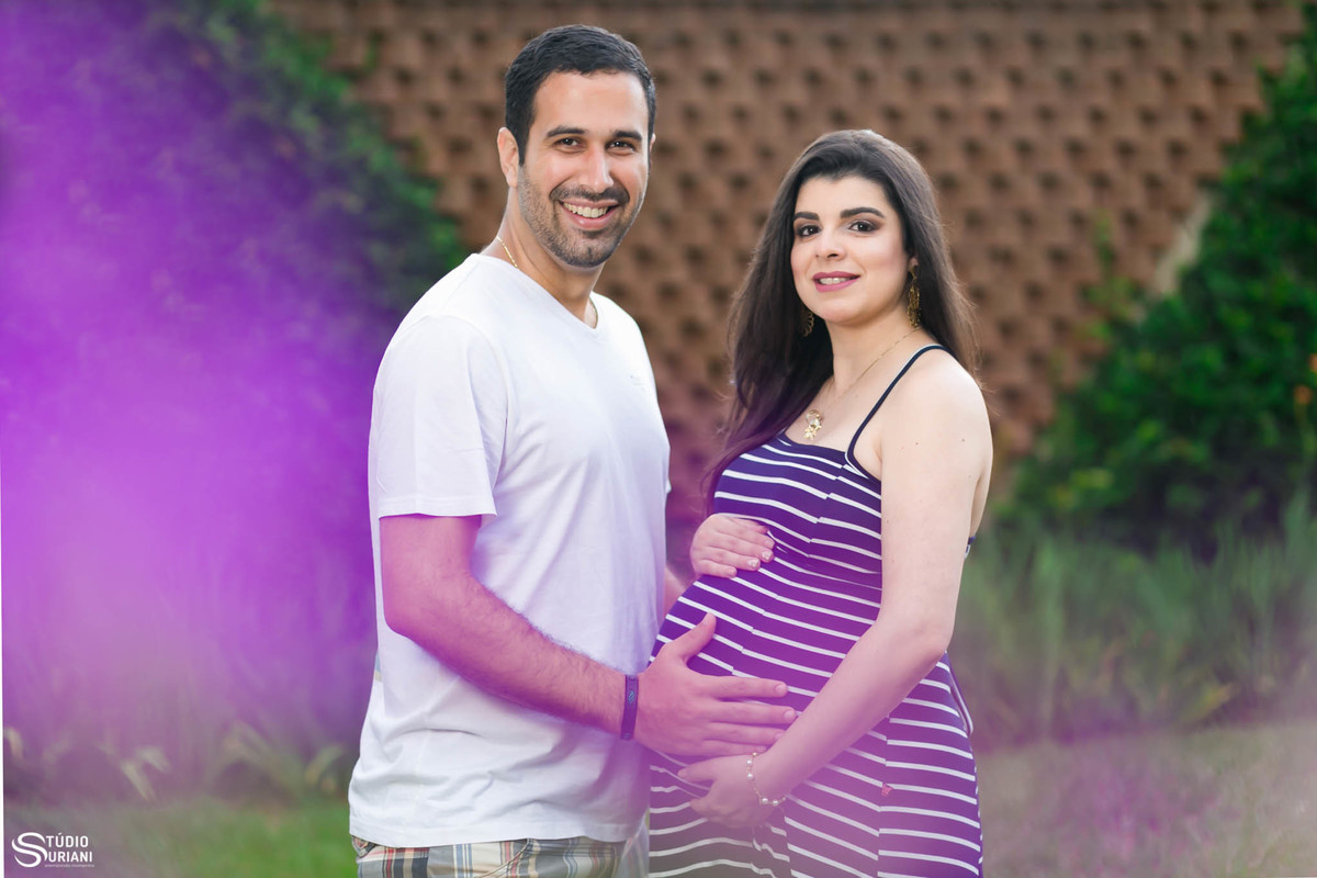 Ensaio de gestação pais Rubi e Alfredo