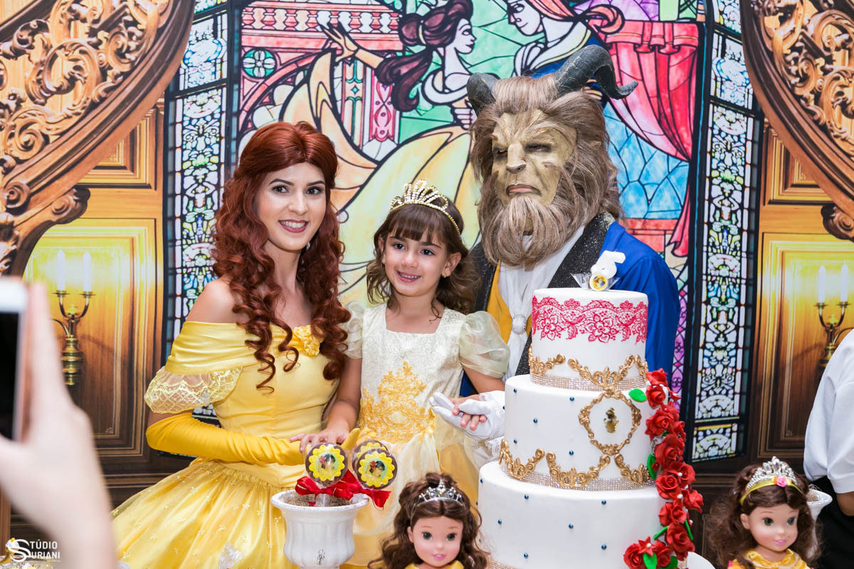 Fotografia com Bela e a Fera