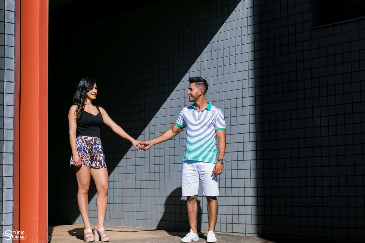 pré- wedding no local onde o casal se conheceu é uma ótima proposta para locação 