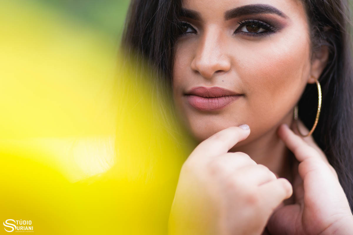 Fotos de detalhe da debutante 