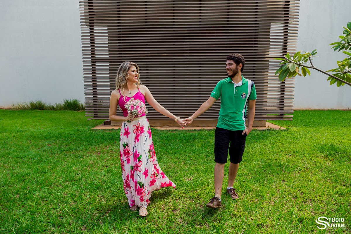 Caminhando pela faculdade 