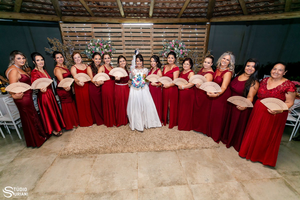 Leques para casamento ao ar livre 