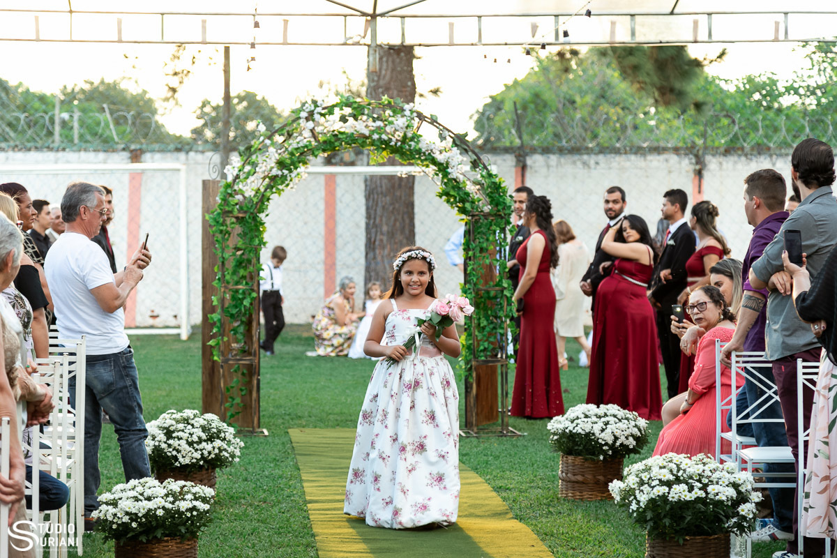 Entrada de florista com Rosas 