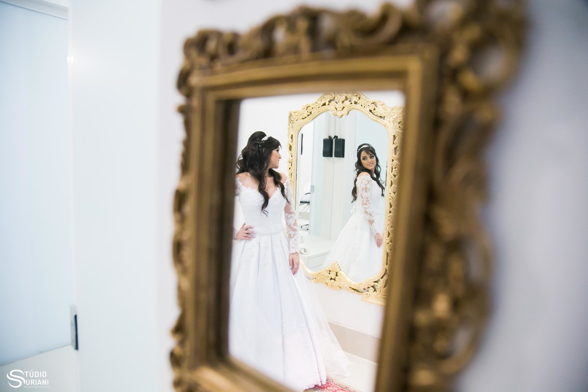 making of noiva salão evaldo faria hill em uberlandia mg dia de noiva espelho foto linda vestido de noiva