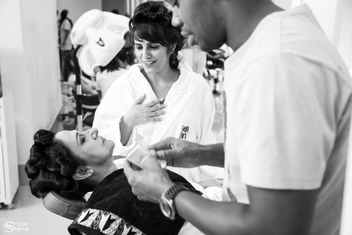 making of noiva com mãe salão evaldo faria hill uberlandia mg