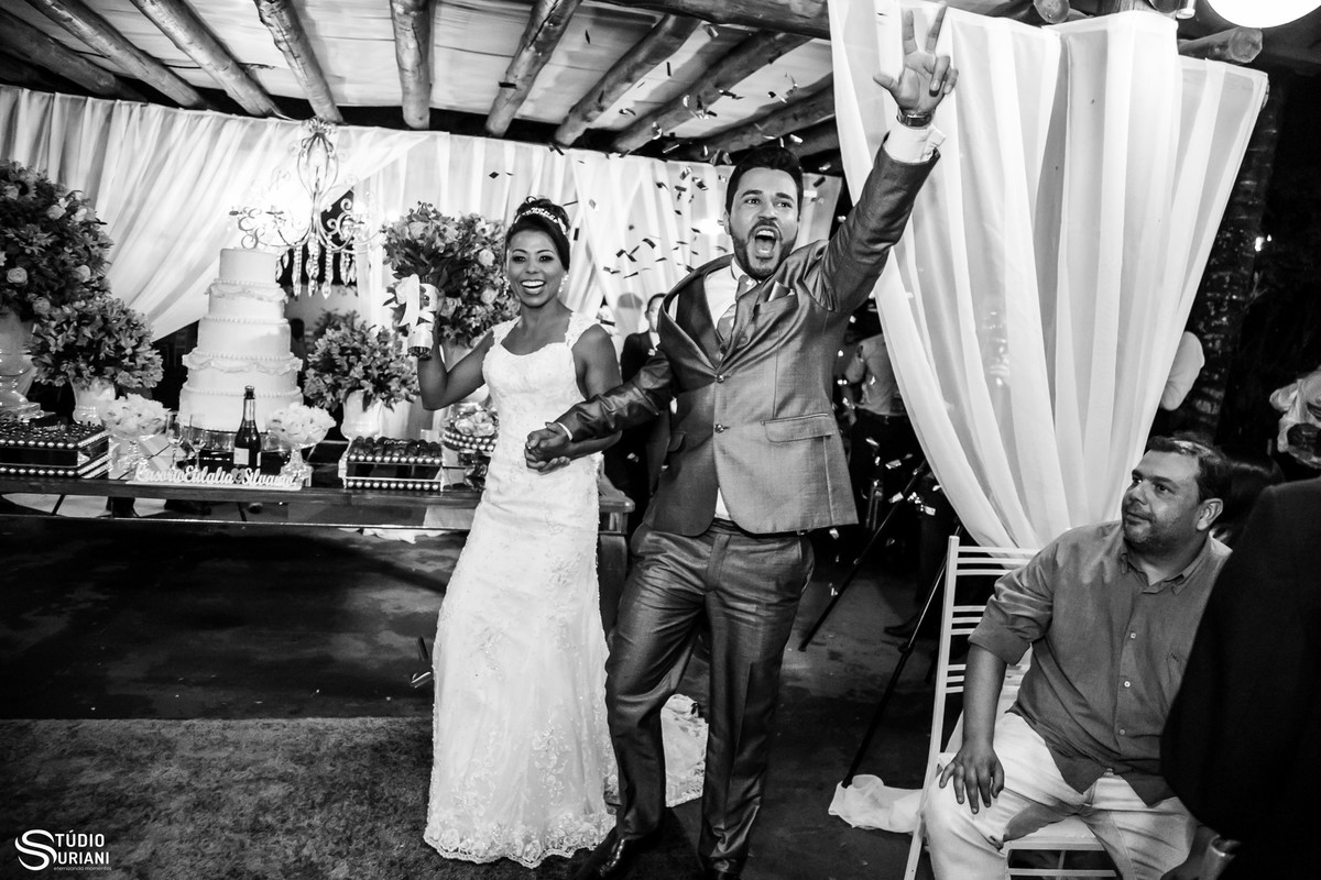 entrada dos noivos recepção casamento ao ar livre em uberlandia