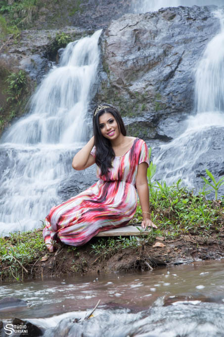 ensaio fotografico na cachoeira