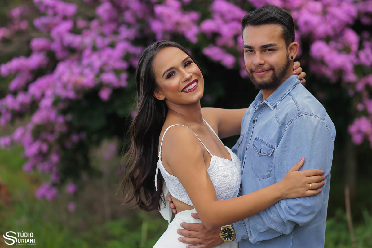 foto com jardim florido 