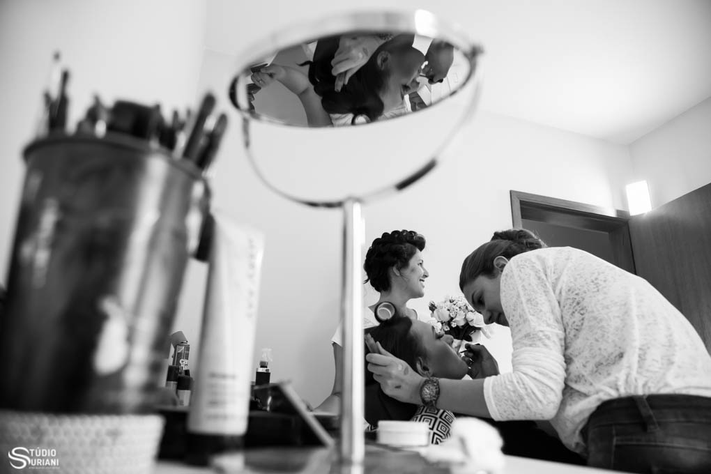 maquiadora proficional para noivas em uberlandia com making of com irmã