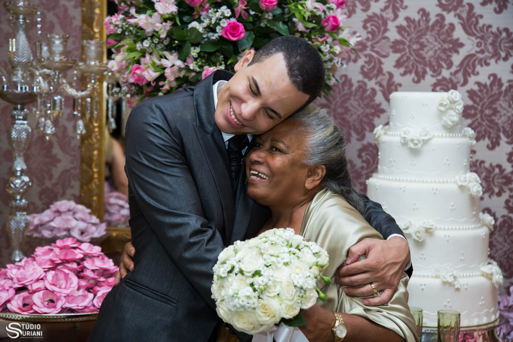 buque de noiva branco