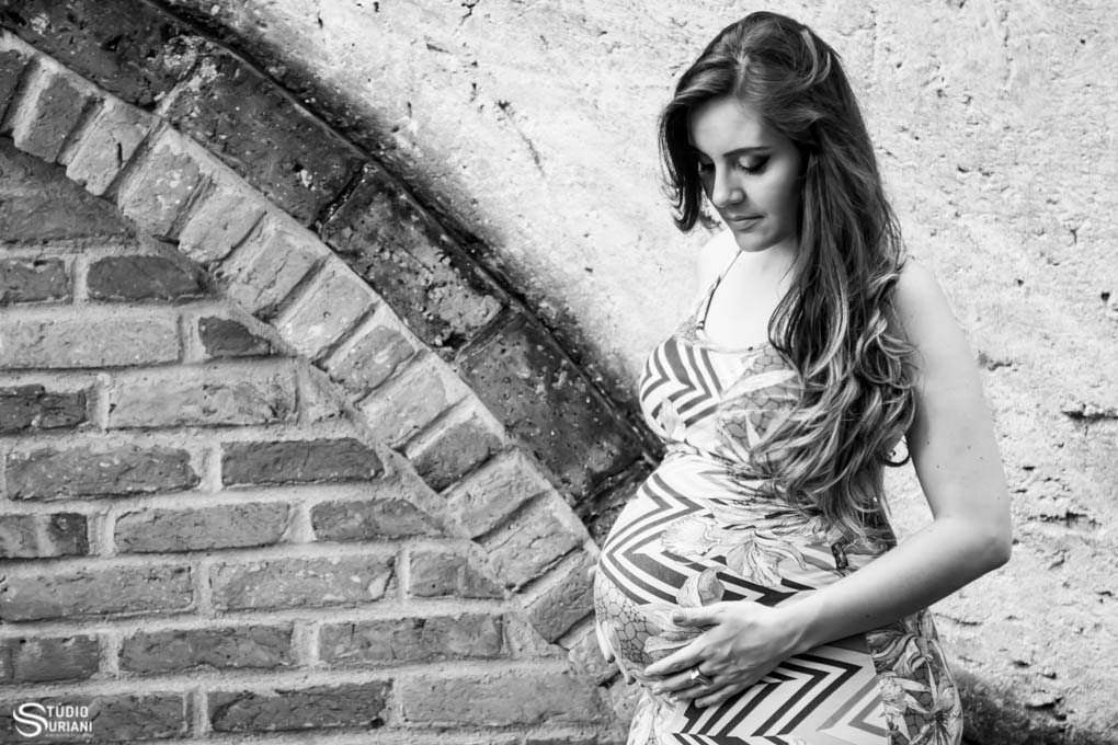 vestido e makeup para gestante