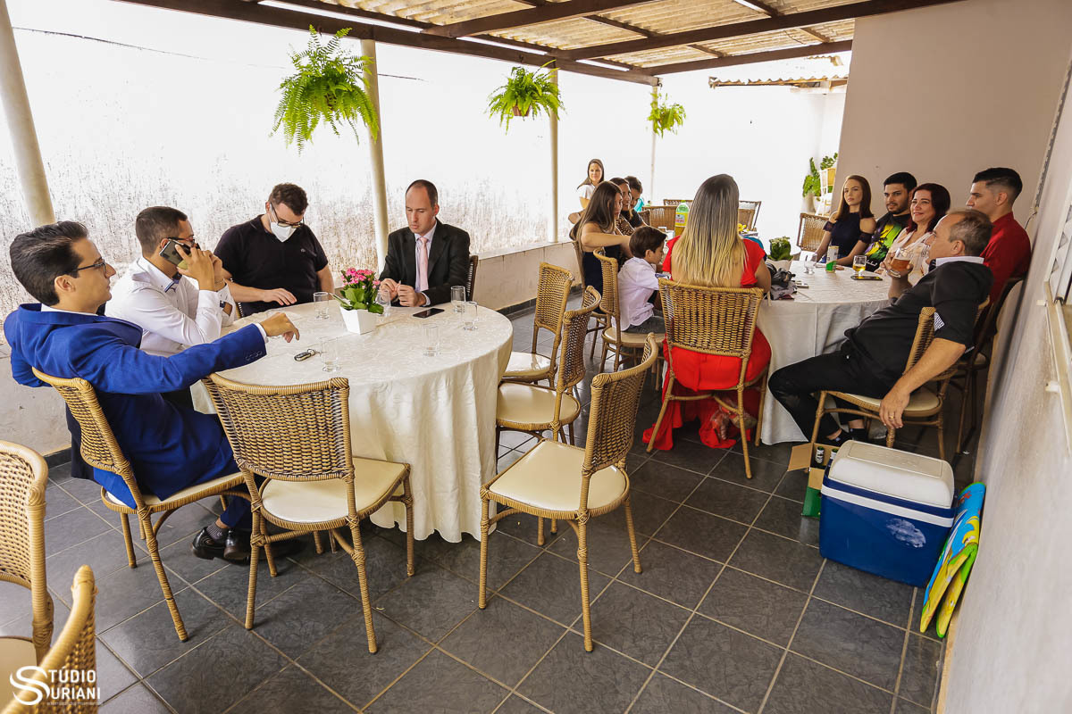 Recepção em casa em tempos de pandemia 
