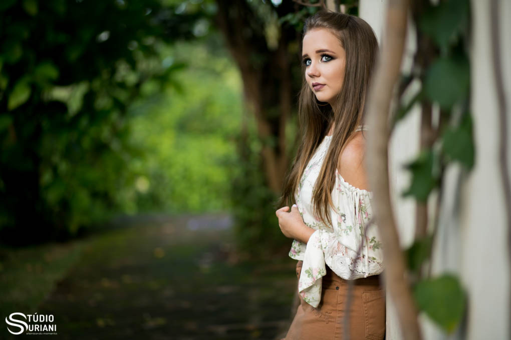 linda produção de ensaio de 15 anos