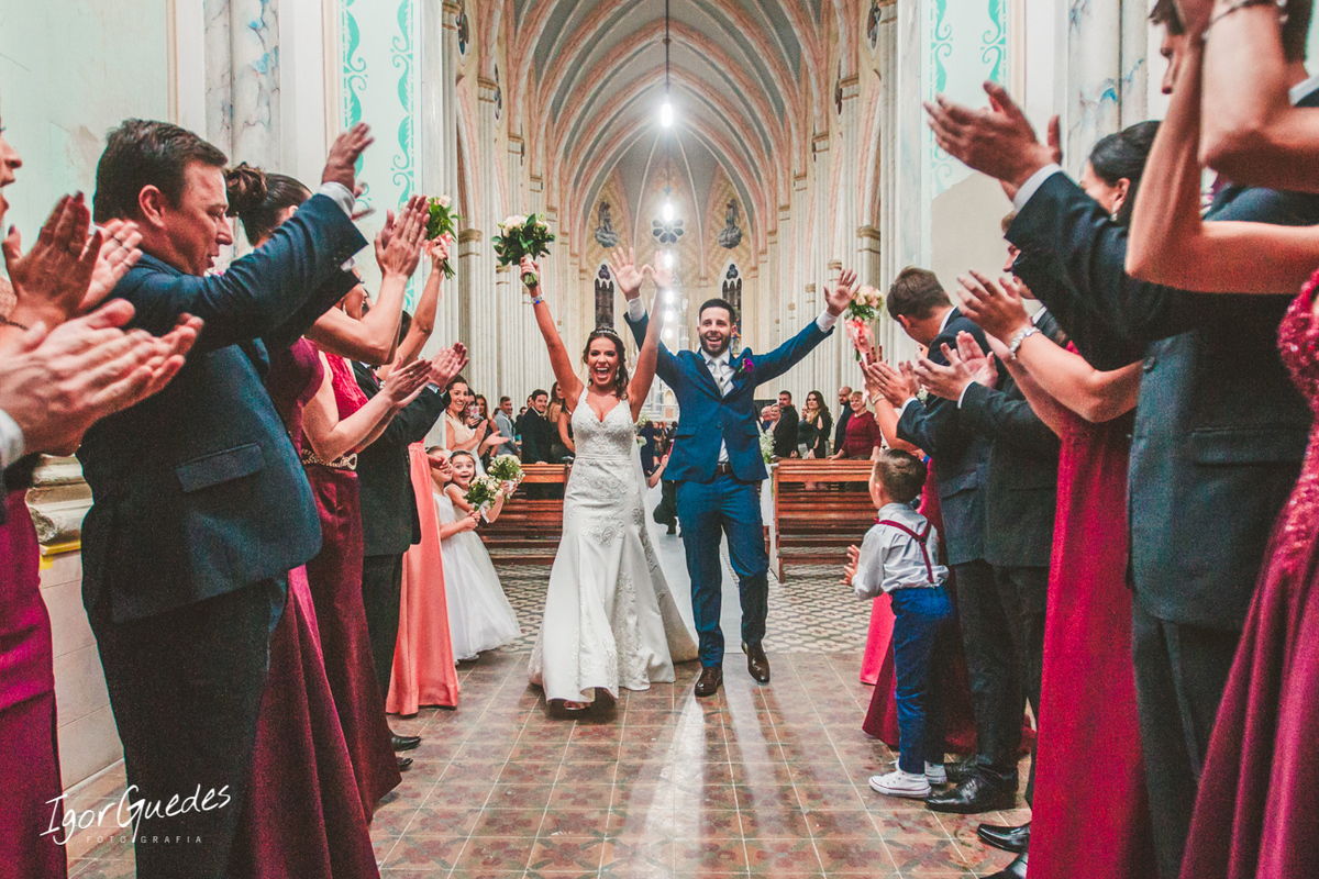 saida dos noivos igreja matriz garibaldi