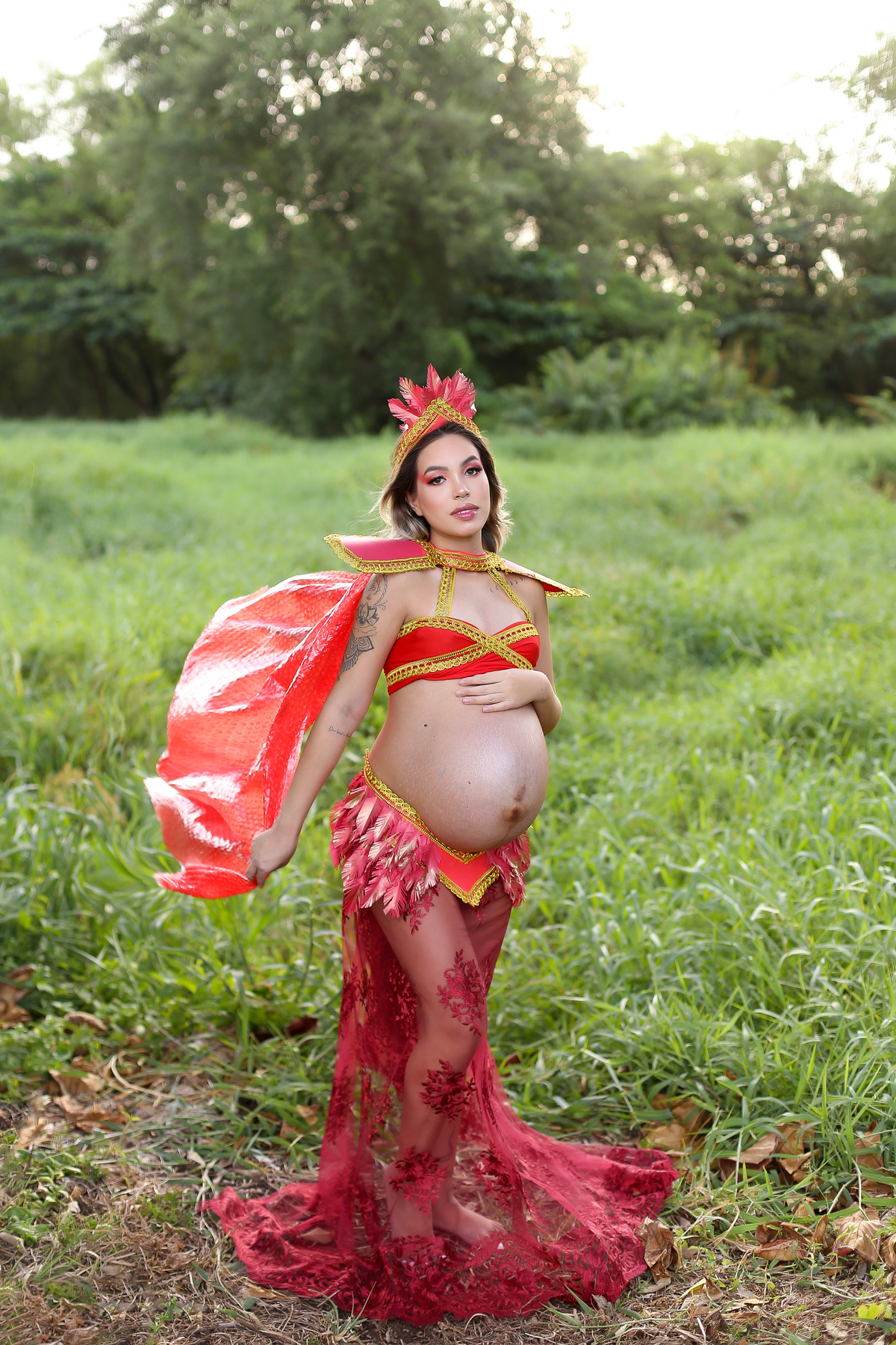 Ensaio gestante externo