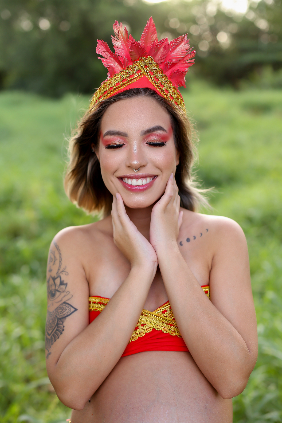 Ensaio gestante externo